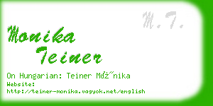 monika teiner business card